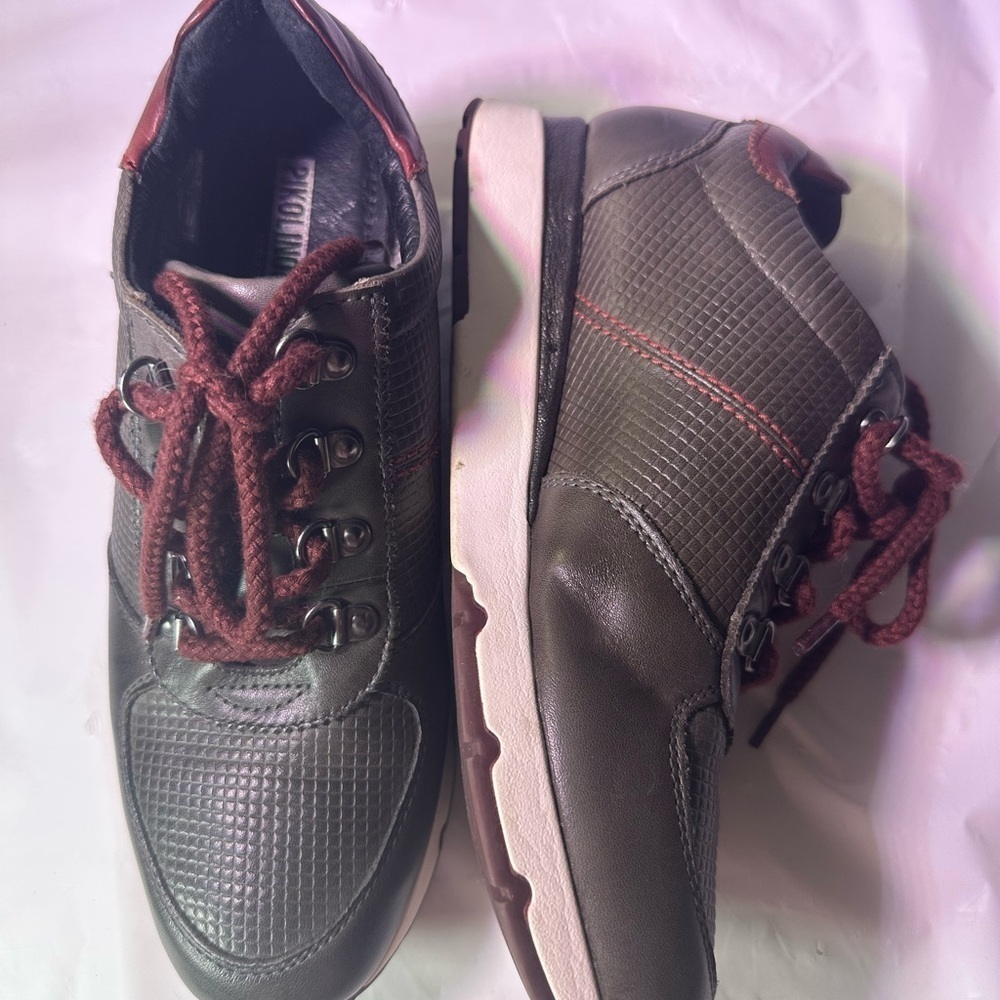 PIKOLINOS women Brown and Burgundy Sneakers - Picture 13 of 14